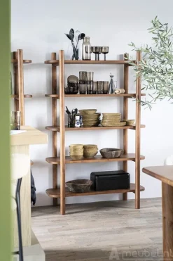 A-Meubel Wandkast Julian - 110cm - Bruin - 95911