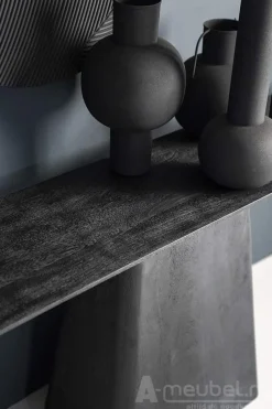 A-Meubel Wandtafel Aron - Zwart - 95768