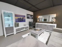 A-Meubel Woonkamerset Marknesse Wit/Marmer